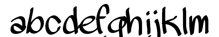 MAWNS Handwriting Font LOWERCASE