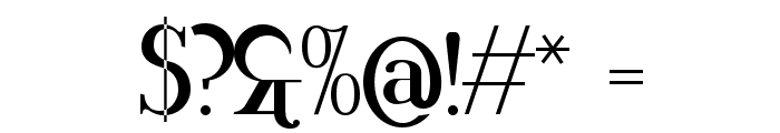MAWNS Serif Font OTHER CHARS