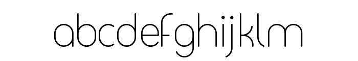 MAXWELL LIGHT Font LOWERCASE