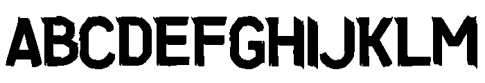 Mabar Font UPPERCASE
