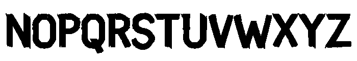Mabar Font UPPERCASE