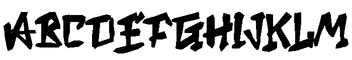 Maben Font UPPERCASE