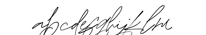 Mabrick Signature Regular Font LOWERCASE