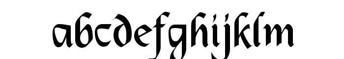 MacHumaine Regular Font LOWERCASE