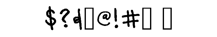 Macady Regular Font OTHER CHARS