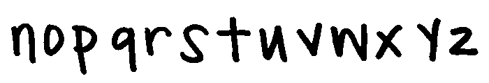Macady Regular Font LOWERCASE