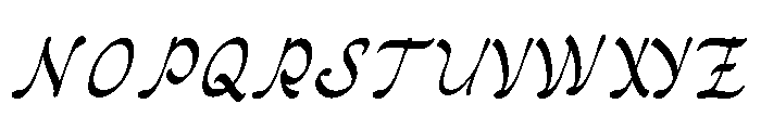 Macalimo Personal Use Font UPPERCASE