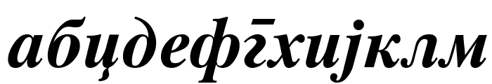 Macedonian Tms Bold Italic Font LOWERCASE
