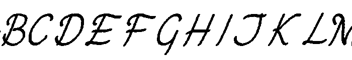 Machinay Personal Use Font UPPERCASE