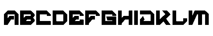 Machine Ground Display Personal Use Display Font UPPERCASE