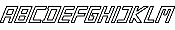 Machine Pro Font UPPERCASE