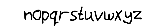 Macshandwriting Font LOWERCASE