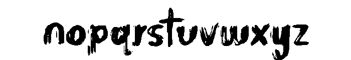 Mad Artist Regular Font LOWERCASE