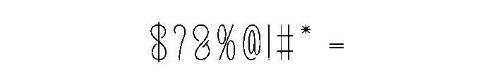 Maddison2 Font OTHER CHARS
