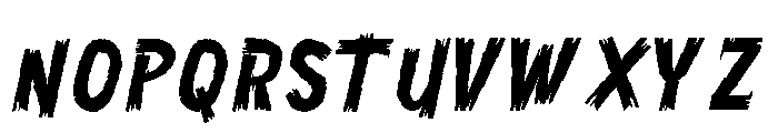 Madness Scratch Font UPPERCASE