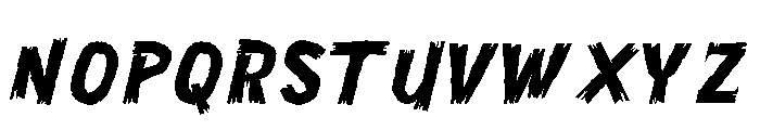Madness Scratch Font LOWERCASE