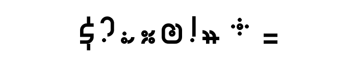 Madura Regular Font OTHER CHARS