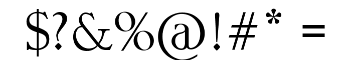 Maestro Signature Font OTHER CHARS
