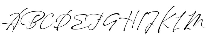 Maestro Signature Font UPPERCASE