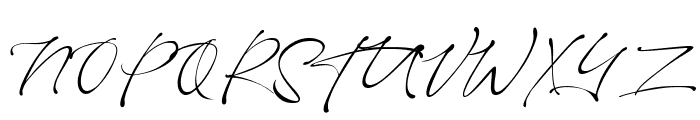 Maestro Signature Font UPPERCASE