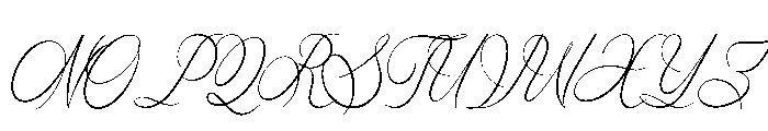 Mafuinka Font UPPERCASE