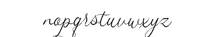 Mafuinka Font LOWERCASE