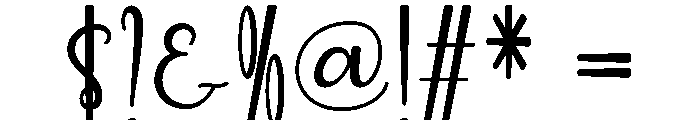 Magdalena1 Font OTHER CHARS
