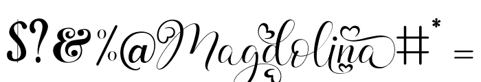 Magdolina Font OTHER CHARS