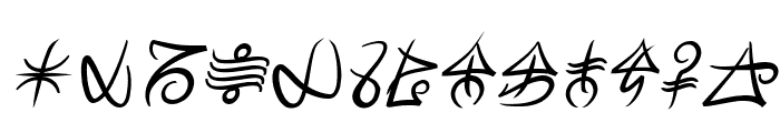 Mage Script Bold Italic Font LOWERCASE