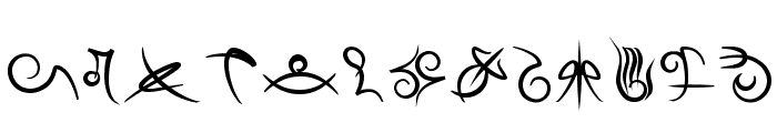 Mage Script Bold Font LOWERCASE