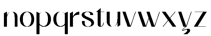 Magenda Regular Font LOWERCASE
