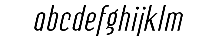 Mager Italic Font LOWERCASE