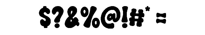 Magic Bright Regular Font OTHER CHARS