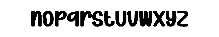 Magic Candle Font LOWERCASE