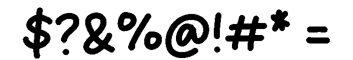 Magic Clover Font OTHER CHARS