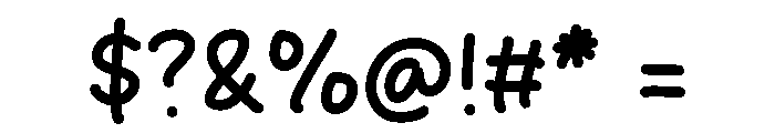 Magic Crush Font OTHER CHARS