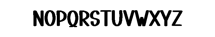 Magic Flower Font LOWERCASE