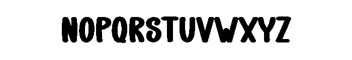Magic Garden Font UPPERCASE