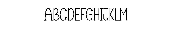Magic House Font UPPERCASE