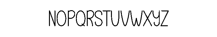 Magic House Font LOWERCASE