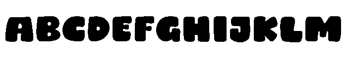 Magic Oval Font UPPERCASE