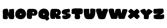 Magic Oval Font LOWERCASE
