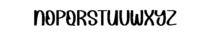 Magic Seventies1 Font LOWERCASE