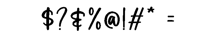Magic Winter Font OTHER CHARS