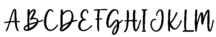 Magic Winter Font UPPERCASE