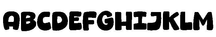 Magic Yellow Font UPPERCASE