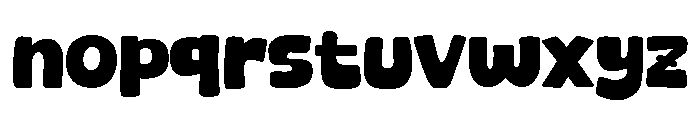 Magic Yellow Font LOWERCASE