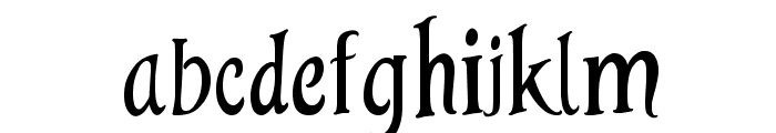 MagicBell-Irregular Font LOWERCASE