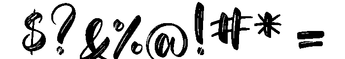 Magical Celebration Font OTHER CHARS