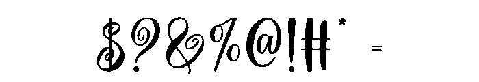 Magical Morotai Font OTHER CHARS